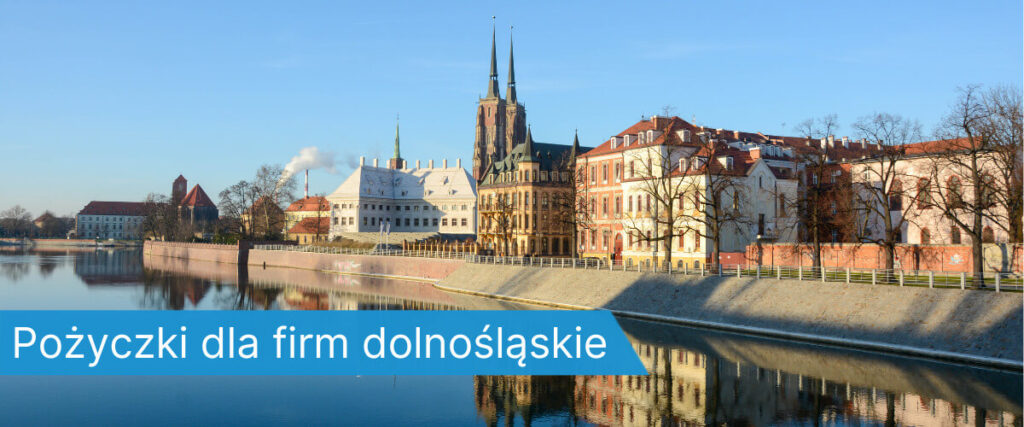 Zabytkowa zabudowa Wrocławia odbijająca się w wodzie Odry, z widoczną katedrą i kolorowymi kamienicami